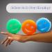 Buy Scrub Daddy Colors Clutch - Smiley Sponge Kitchen 2 Pack | Odor-Resistant Dishwasher-Safe Cleaning Sponges for Pots & Dishes - Buy Online on GoSupps.com