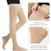 MDRCG Compression Stockings for Men & Women - Edema & Varicose Vein Support - Class 1 Thigh High Socks - Buy Online on GoSupps.com