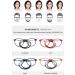 Lanomi Round Oval Reading Glasses for Men & Women - Magnetic Closure Light Reading Aid with Elastic Silicone Straps Blue 1.5x - International Shipping Available - Buy Online on GoSupps.com