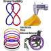 Wheelchair Handrim Covers 22In Silicone Non-Slip Wear-Resistant Wheelchair Push Ring Protective Cover Wheelchair Accessories (Color : 001 Size : 24in) 24in 001 - Buy Online on GoSupps.com