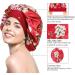 4 Pcs XL Satin Sleep Bonnet Set for Women - Multicolor Extra Large Hair Bonnets for Curly Hair Care - Buy Online on GoSupps.com