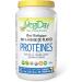VegiDay Raw Organic Plant Based Protein 20g French Vanilla 1110g with Pea Pumpkin Chia Quinoa Spirulina & Chlorella - Buy Online on GoSupps.com