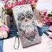 Buy Compatible Samsung Galaxy A13 4G Wallet Case - Glossy 3D Owl Pattern PU Leather Card Holder - International Shipping Available - Buy Online on GoSupps.com