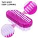Yebeauty Nail Brushes 8-Pack Dual-Sided Fingernail Cleaner for Hand & Toe Scrubbing | Pedicure Nail Scrubber Kit - Buy Online on GoSupps.com