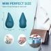 Mini Portable Water Drop Facial & Eye Skin Care Tool - Vibrating Handheld Massage Ball for Dark Circles, Eye Bags & Fine Lines - Buy Online on GoSupps.com