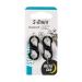 Nite IZE S-Biner Micro Lock Mini stainless steel carabiner black 2 pieces S-Biner MicroLock - black 2 pieces.
