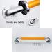 Grab Bar Grab Rails Disabilities Safety Non-slip Barrier-free Bathroom Handrail Bathtub Toilet Kitchen Bathroom Handle (Size : 38 - Buy Online on GoSupps.com