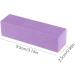 10pcs Nail Buffer Block Set - Professional 120 Grit Sanding Blocks for Gel, Natural, Acrylic Nails - Salon-Quality Manicure Care Kit (Purple) - Buy Online on GoSupps.com