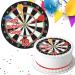 DARTS BIRTHDAY PARTY PERSONALISED 7.5 INCH EDIBLE ICING CAKE TOPPER DECORATION B062