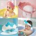 2 Pcs Adjustable Baby Shower Cap Set for Boys and Girls - Crown Pink Dinosaur Blue - Protects Eyes, Ears, and Face - Buy Online on GoSupps.com
