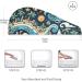 Wrap All Prints Dark Ocean Blue Hair Towel 2 Pack | Super Absorbent Quick Dry Hair Turbans for Women & Girls - Buy Online on GoSupps.com