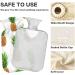 Naanle Tropical Golden Pineapple Heat Bottle | 2L Large Hot Water Bottle for Bed Hand & Feet Warmer Pain Relief & Heat Therapy - Buy Online on GoSupps.com