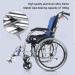 Wheelchair Folding Manual Wheelchair Lightweight Aluminum Transport Wheelchair for Adults Suitable for Home Nursing Home (Small Rear Wheel) - Buy Online on GoSupps.com