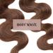Real Hair Tape Extensions - 20pcs Wavy 50g 50cm Remy #04 Medium Brown & Chocolate Brown - Buy Online on GoSupps.com