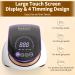 FaAmour UV Lamps for Gel Nails 180W UV LED Nail Lamp with 9" Large LCD Touch Screen 4 Timer Settings & Auto Sensor Professional Gel Nail Lamp for Beginners Home and Salon Use (White) - Buy Online on GoSupps.com