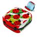 MUOOUM Menstrual Pad Bag Zipper Sanitary Napkin Bag Tampons Collect Bags for Women Girls (Ladybug on Green Leaves) Multi-colored 2