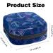 Shop Navy Blue Anchor Pattern Storage Bags for Women | Portable Menstrual Pad & Tampon Holders | Perfect for School & Office - Buy Online on GoSupps.com