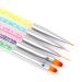 5 Piece Nail Art Pens Set - Liner Brush & Point Drill for DIY Nail Designs - International Shipping Available - Buy Online on GoSupps.com