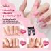 8 Colors Nail Gel Set - Bledras Nail Extension Kit with Top & Base Coat Slip Solution Nail Decorations - Perfect Gel Nail Starter Set for Beginners & Gifts for Women - Buy Online on GoSupps.com