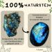 Eusice Labradorite Natural Healing Stone - Handmade 100g for Relaxation Meditation & Yoga | Ethical High-Quality Wellness Crystals - Buy Online on GoSupps.com