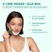 PLANTIFIQUE Double Menton Masque Visage V-Line 5 - Jawline Shaping Masks & Gua Sha M tal pour Skincare et Massage du Visage - Guasha Visage Yeux Cou Pieds - Buy Online on GoSupps.com