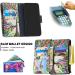 Buy Miago 9 Card Slots Leather Cover for Huawei Y5 2019 - Colorful Zipper Flip Wallet Case PU Leather Protective Pocket - Buy Online on GoSupps.com