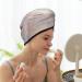 Hair Towel Wrap - Quick Drying Towel Turban with Button | Glitter Light Pearl for Effortless Hair Drying - Buy Online on GoSupps.com
