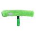 UNGER 79020 MicroStrip Window Washer Sleeve 35cm with ErgoTec T-bar Handle - Microfibre Window Cleaner for Hand Wash or Telescopic Window Cleaning Green 35cm Single