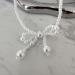 OralGos Elegant Pearl Sweater Chain Necklace | Refined Bow Design | Delicate Jewelry Accessory for Women - Buy Online on GoSupps.com
