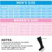 Surgical Compression Socks for Women & Men - 2 Pairs | 20-25mmHg Knee-High Varicose Veins Stockings for Running, Travel, Nursing, Pregnancy - S-M to XXL Sizes - Buy Online on GoSupps.com
