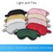 5-Piece Eye Mask for Sleeping Set with Headband, Scrunchies, Ear Plugs & Pouch - Pearl White - Buy Online on GoSupps.com