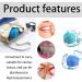 2 Pack Denture Bath Case Dental False Teeth Container Retainer case Denture Cup Soaking Holder False Teeth Container Mouth Guard Brace Denture Bath(Dark Blue Light Blue) - Buy Online on GoSupps.com