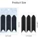 French Manicure Strips: 6 Sheets Black Self-Adhesive Nail Stickers - DIY Nail Art Stencils for Fingers and Toes - Buy Online on GoSupps.com