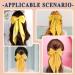 ZhongShuang Yellow Hair Bow Yellow Big Hair Bows for Women Solid Color Bow Hair Clips with Long Ribbon French Barrette Clip Soft Satin Silky Hair Bows Cute Gifts for Women Girls - Buy Online on GoSupps.com