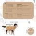 Buy Lills Dog Wool - 100% Organic Cotton Blanket in Sand Beige/Cream | Ideal for Pets | 55 cm Back Length - Buy Online on GoSupps.com