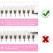 5D-C Premade Fans Eyelash Extensions 10mm - Volume Lash Extensions C D Curl - Pointed Base Fans 0.10 - Pack of 10 - Buy Online on GoSupps.com