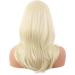 MapofBeauty 20 Long Layered Synthetic Hair Wig with Bangs - Light Blonde - Buy Online on GoSupps.com