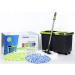 Simpli-Magic 79117 Spin Mop Cleaning Kit with Refills - Black/Green | Mop & Refills - Buy Online on GoSupps.com