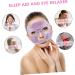 Fomiyes 3ST Half Mask - Reusable Cool/Warm Eye Flaps | Ice Heat Compress Travel Eye Mask - Violet Double-Sided PVC | International Shipping - Buy Online on GoSupps.com