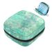 Muooum menstrualpolster bag zipper women's bonds pocket tampons collect bags for women girls (green tie dye musical notes) Color 10