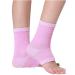 TXBONA 1 Pair Kids Compression Sleeves Foot Arch Support Kids Children Ankle Brace Plantar Fasciitis Sock for sprained ankle or sports (Pink)