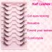 10 Pairs Half False Eyelashes Strip Lashes Wispy Lashes Curl Cat Eye Lashes extension Natural Looking 3/4 Faux Mink Lashes Fake Corner Eyelashes - Buy Online on GoSupps.com