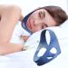 Anti Snoring Chin Strap 2023 Upgraded Adjustable Stop Snore Chin Strap Professional Effective Anti Dry Mouth Chin Strap Stop Noise for Men Women Breathing Chin Strap Relief Sleep Aid Devices (Blue)