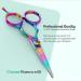 Suvorna 5.5 Multicolour Hairdressing Scissors - Professional Barber Hair Cutting Scissors for Men, Women & Kids - Right Hand - Sharp Blades - Buy Online on GoSupps.com