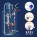 Frizzlife 3-Stage Reverse Osmosis Aquarium Water Filter System - Compact for Tropical Fish & Marine - Compatible with 50/75/100 GPD Membranes - Buy Online on GoSupps.com
