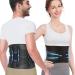 Fit Geno Lower Back Brace: Back Support Brace for Lower Back Pain Relief - Lumbar Support Belt for Weight Lifting Men Women Heavy Housework Sport Gardening Sciatica Black S (Waist: 26.77-31.5 inch)