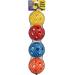 ASAB 4 Pack Large Hollow Plastic Coloured Air Flow Pet Play Balls Dog Cat Puppy Toy Red Yellow Blue Orange Set - Buy Online on GoSupps.com