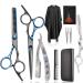 Hairdresser shears hair cutting scissors Effilier scissors set fcysy 11 pcs professional hairdresser cutting edge kit scissors hair cutting hairdresser hairstore children dog effilator scissors hairdresser professional blue black 11 pcs