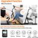 GOREDI Foldable Pedal Exerciser - Portable Under Desk Bike for Arm/Leg Workout - Mini Exercise Bike for Office & Seniors - LCD Monitor - Black/Orange - Buy Online on GoSupps.com