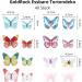 40 Edible Gold Butterflies for Cake Decoration | Wedding & Birthday Party Supplies - Buy Online on GoSupps.com